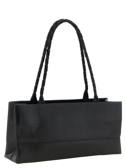 Issey Miyake Schwarze Schultertasche aus Polyester – Ansicht 2 | Arca Lucia