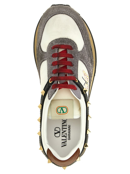 Valentino Garavani Bunte Sneaker aus Kalbsleder – Ansicht 4 | Arca Lucia