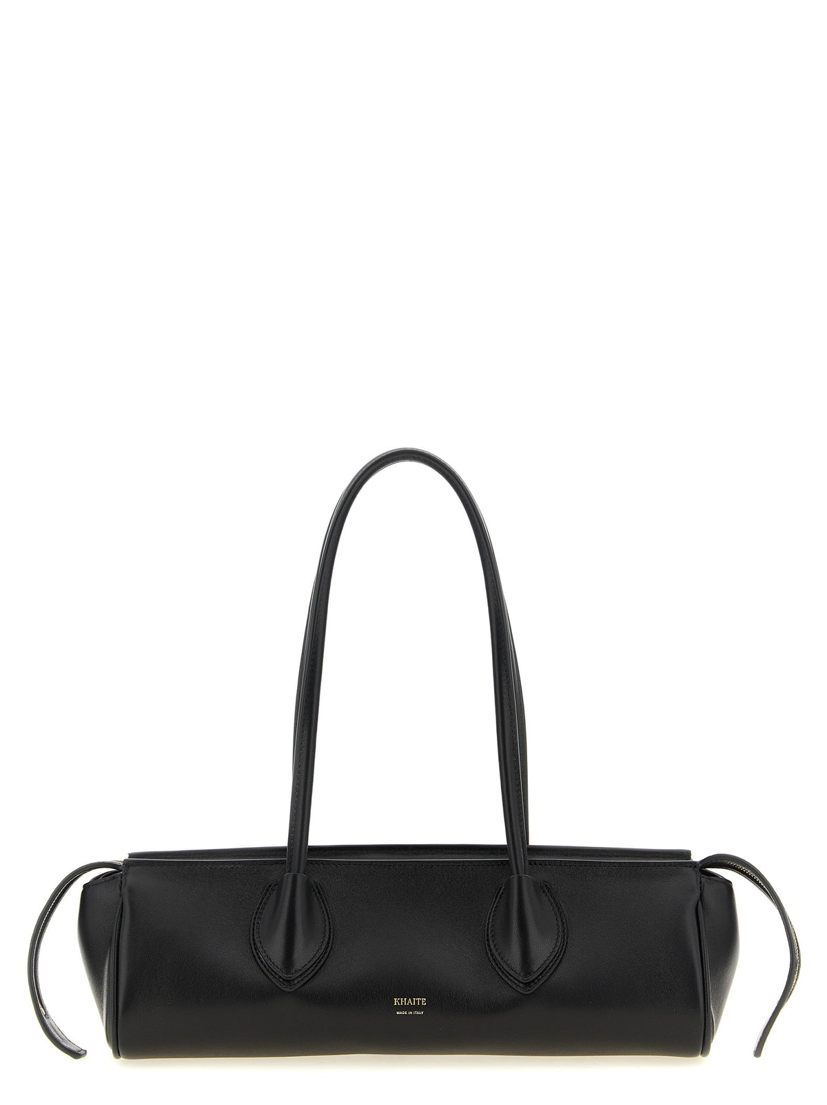 Khaite Schwarze Lammleder-Schultertasche – Ansicht 1 | Arca Lucia