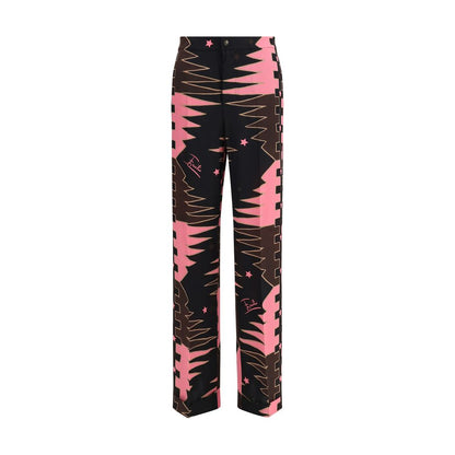 Emilio Pucci Multicolor Silk Casual Pants – Ansicht 1 | Arca Lucia