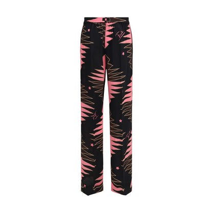 Emilio Pucci Multicolor Silk Casual Pants – Ansicht 2 | Arca Lucia