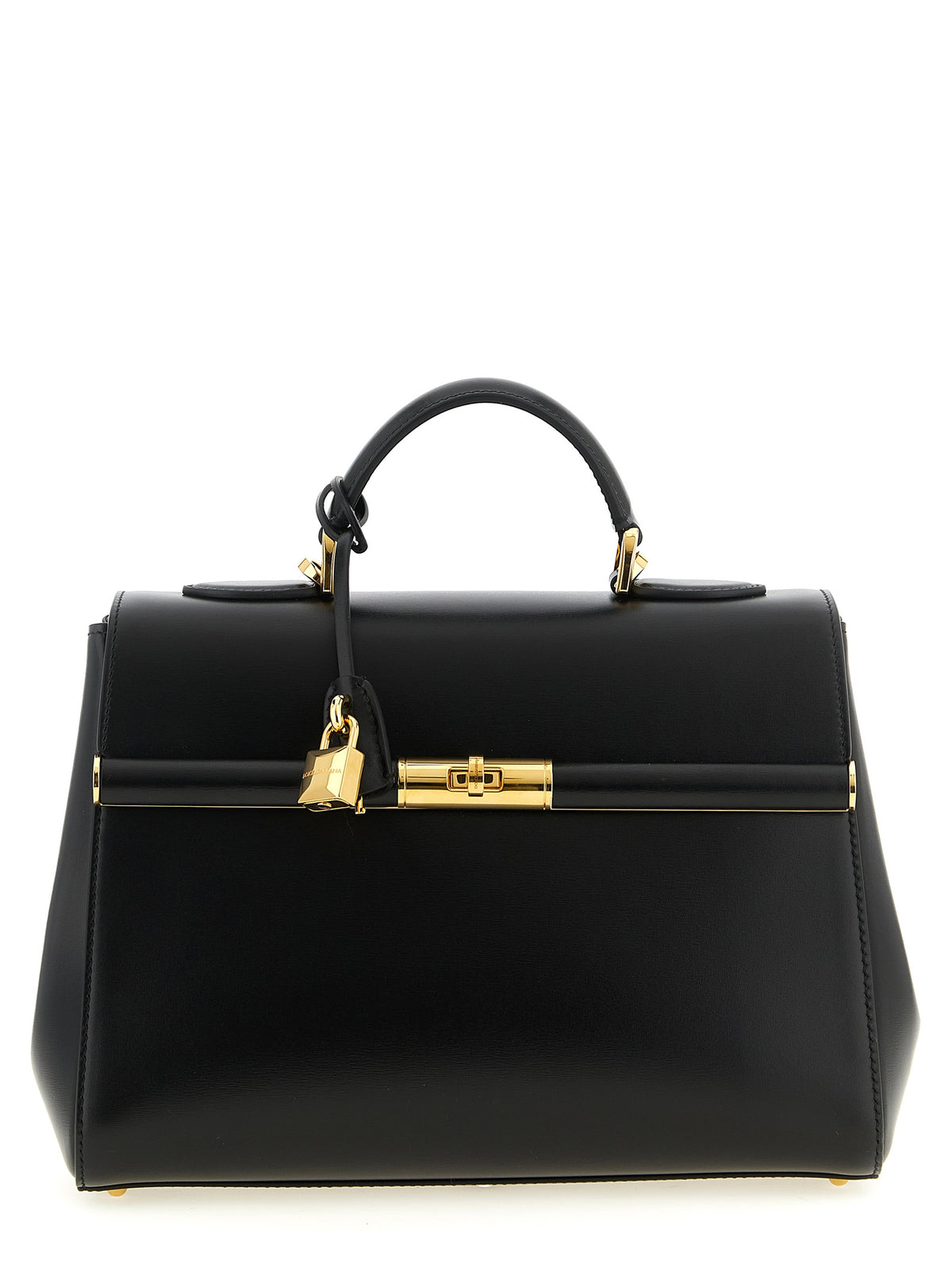 Dolce & Gabbana Schwarze Lammleder-Schultertasche – Ansicht 1 | Arca Lucia