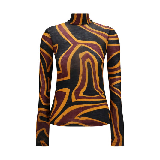 Emilio Pucci Mehrfarbiges Wollhemd mit Aries-Muster – Ansicht 1 | Arca Lucia