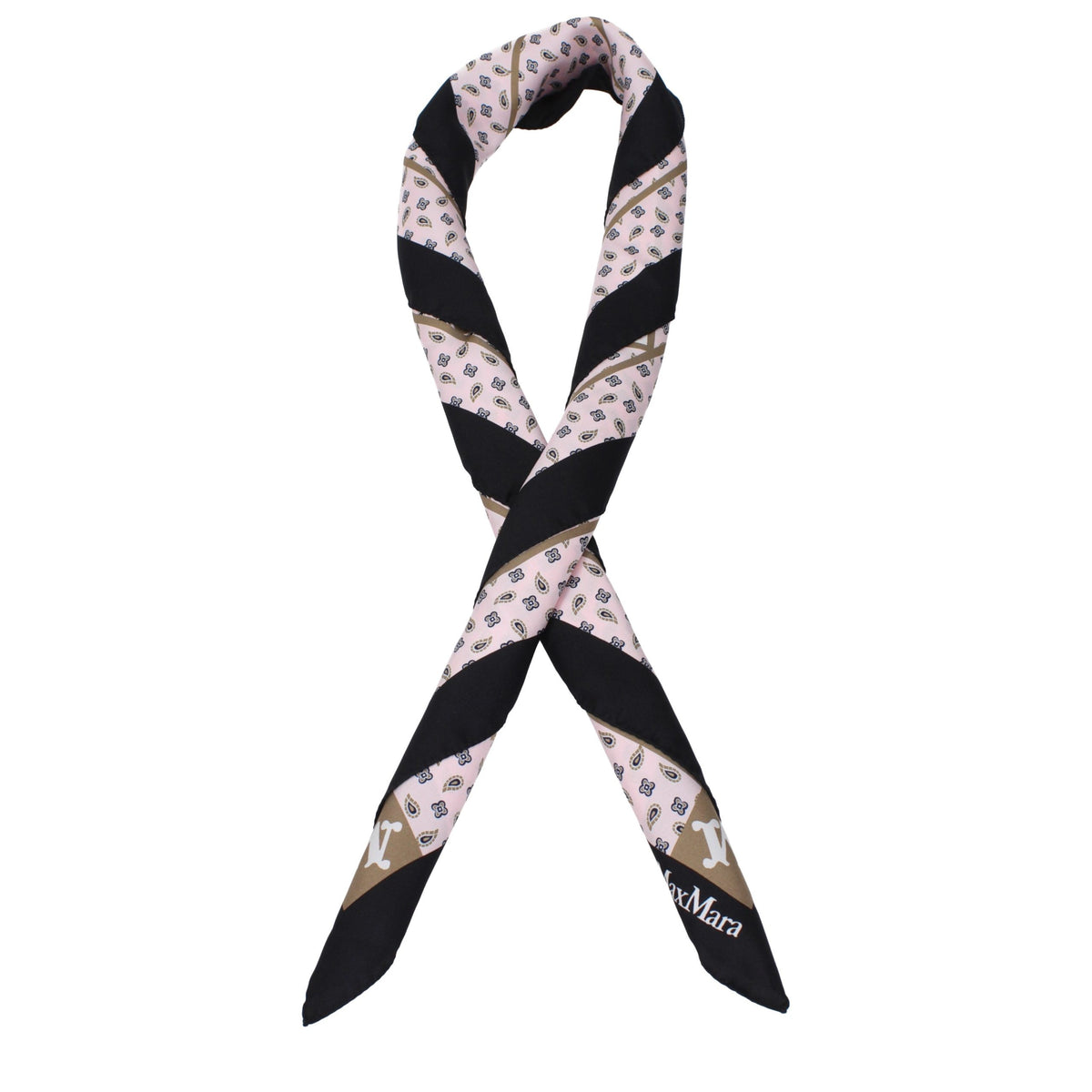 Max Mara Pink Silk Foulard – Ansicht 1 | Arca Lucia