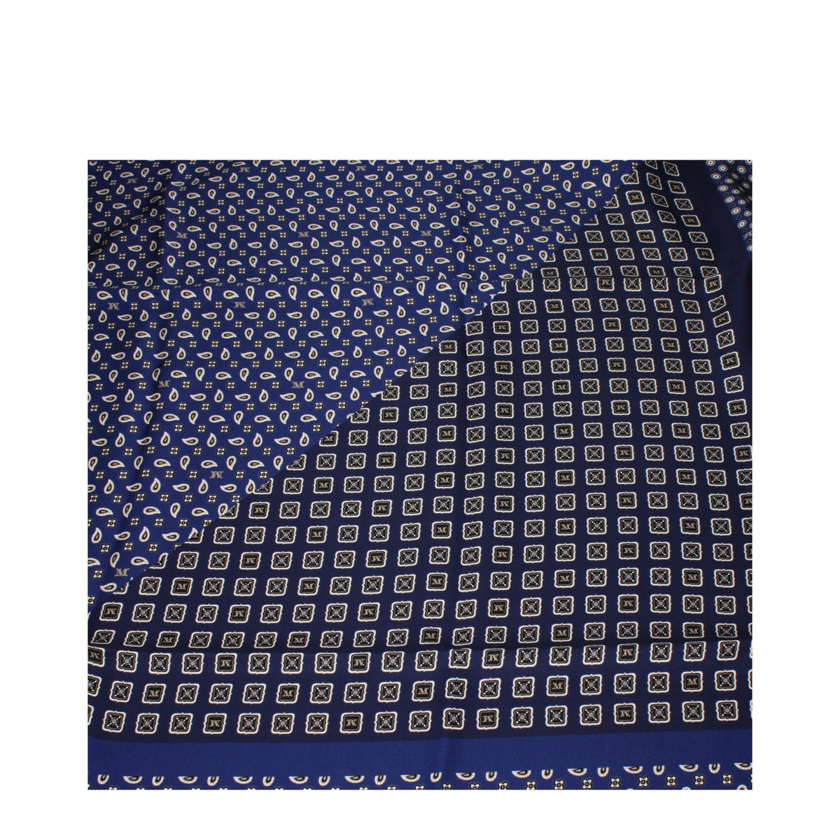 Max Mara Blaues Seidentuch – Ansicht 2 | Arca Lucia