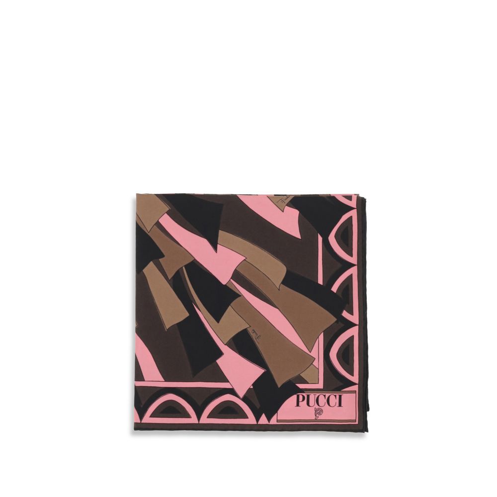 Emilio Pucci Mehrfarbiger Seidenschal – Ansicht 1 | Arca Lucia