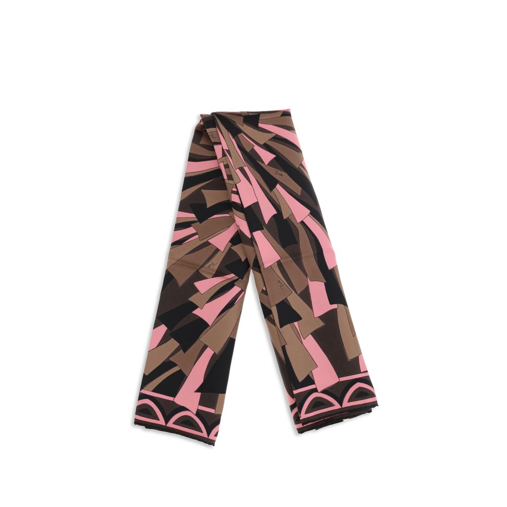 Emilio Pucci Mehrfarbiger Seidenschal – Ansicht 2 | Arca Lucia