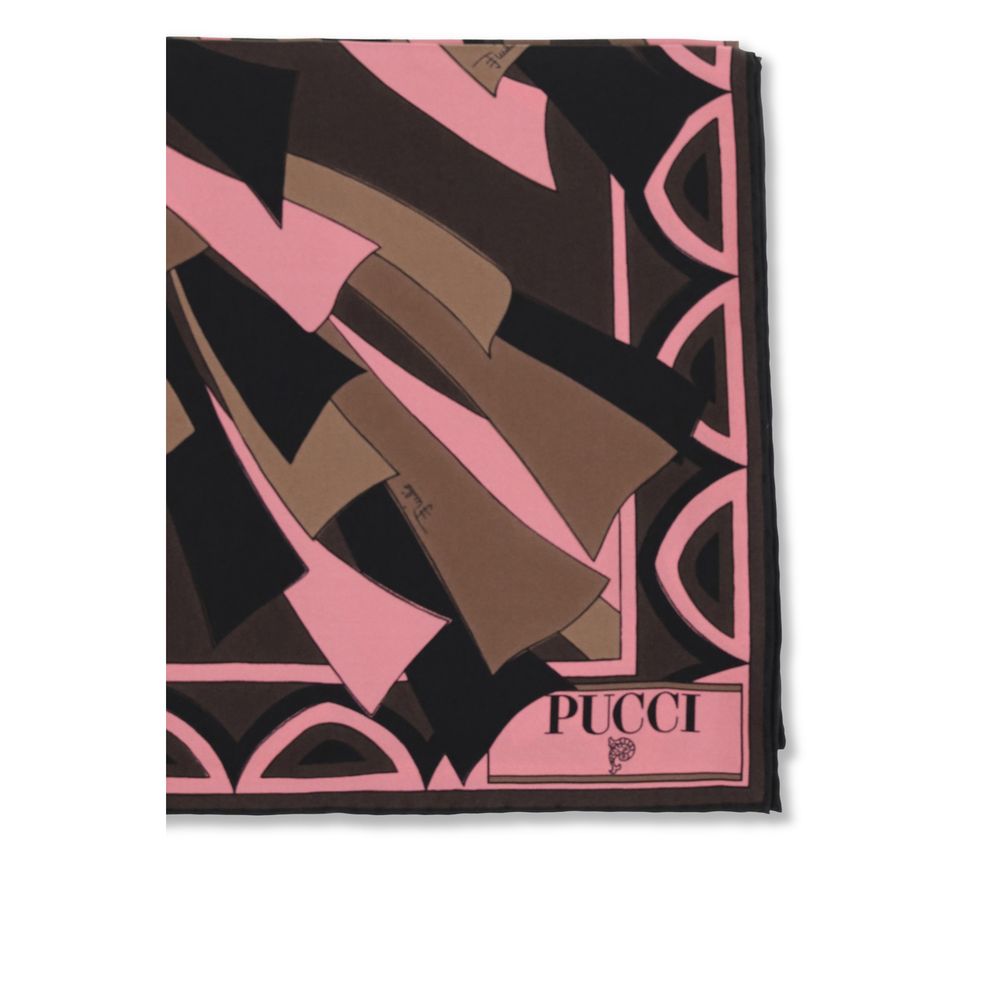 Emilio Pucci Mehrfarbiger Seidenschal – Ansicht 3 | Arca Lucia