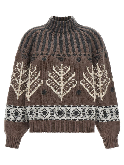 Brunello Cucinelli Brauner Kaschmir-Strickjacke – Ansicht 1 | Arca Lucia