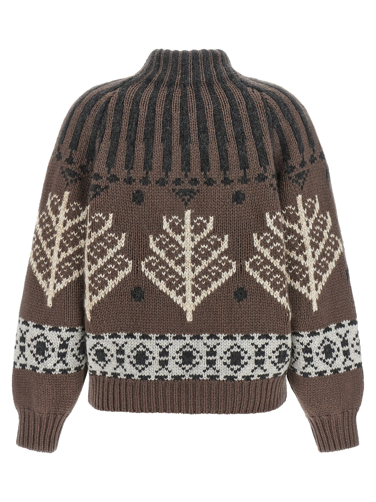 Brunello Cucinelli Brauner Kaschmir-Strickjacke – Ansicht 2 | Arca Lucia