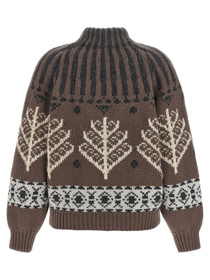 Brunello Cucinelli Brauner Kaschmir-Strickjacke – Ansicht 2 | Arca Lucia
