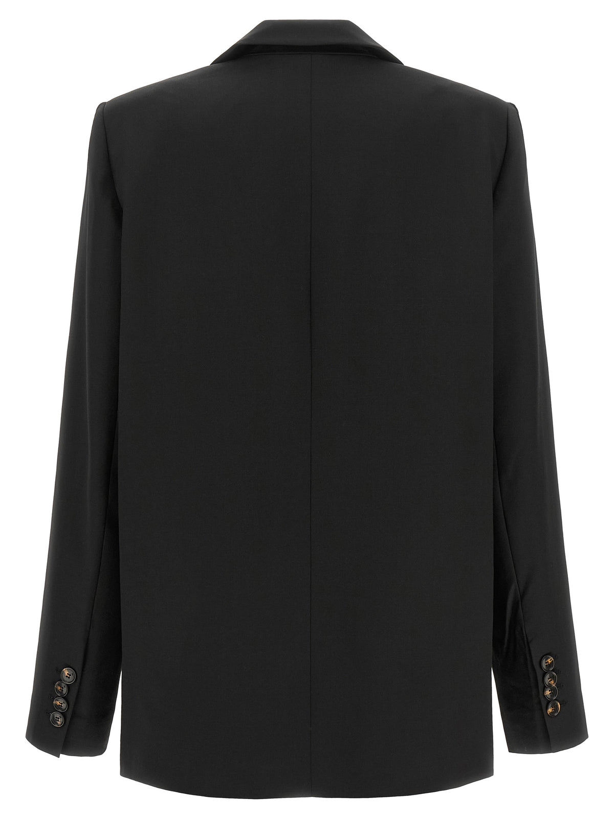 Ganni Schwarzer Blazer aus Polyester – Ansicht 2 | Arca Lucia