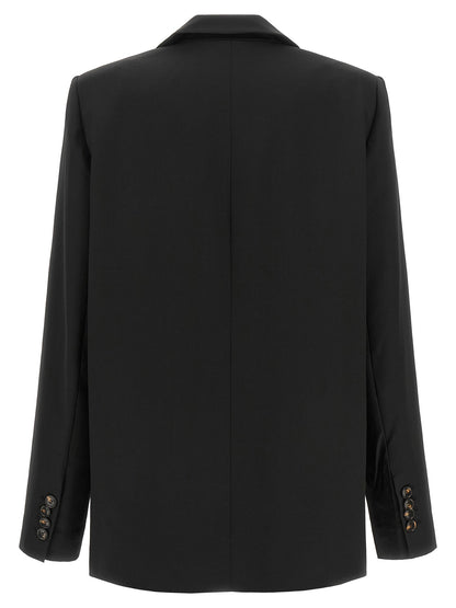 Ganni Schwarzer Blazer aus Polyester – Ansicht 2 | Arca Lucia