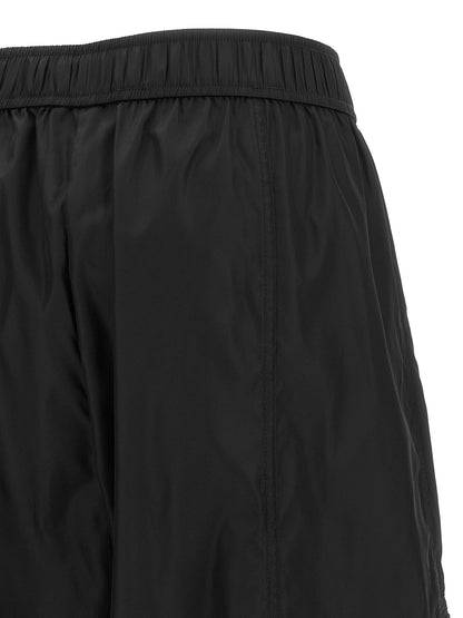 Ganni Schwarze Cargohose aus recyceltem Polyamid – Ansicht 4 | Arca Lucia