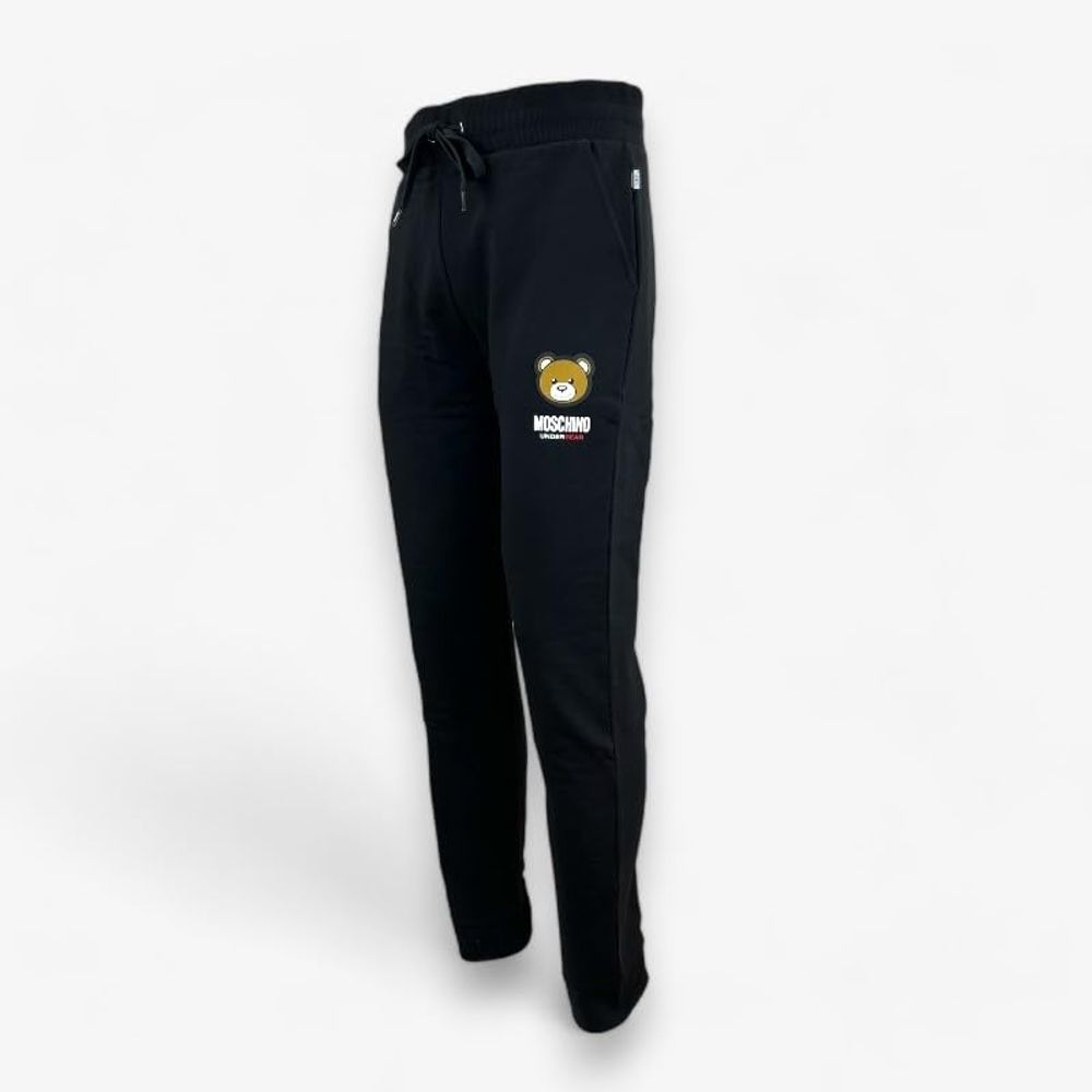 Moschino Schwarze Baumwoll-Jogginghose (Trainingshose) – Ansicht 2 | Arca Lucia