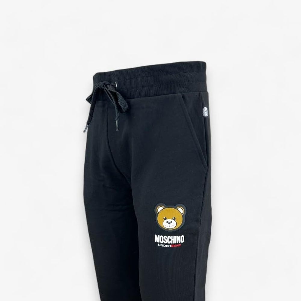 Moschino Schwarze Baumwoll-Jogginghose (Trainingshose) – Ansicht 3 | Arca Lucia