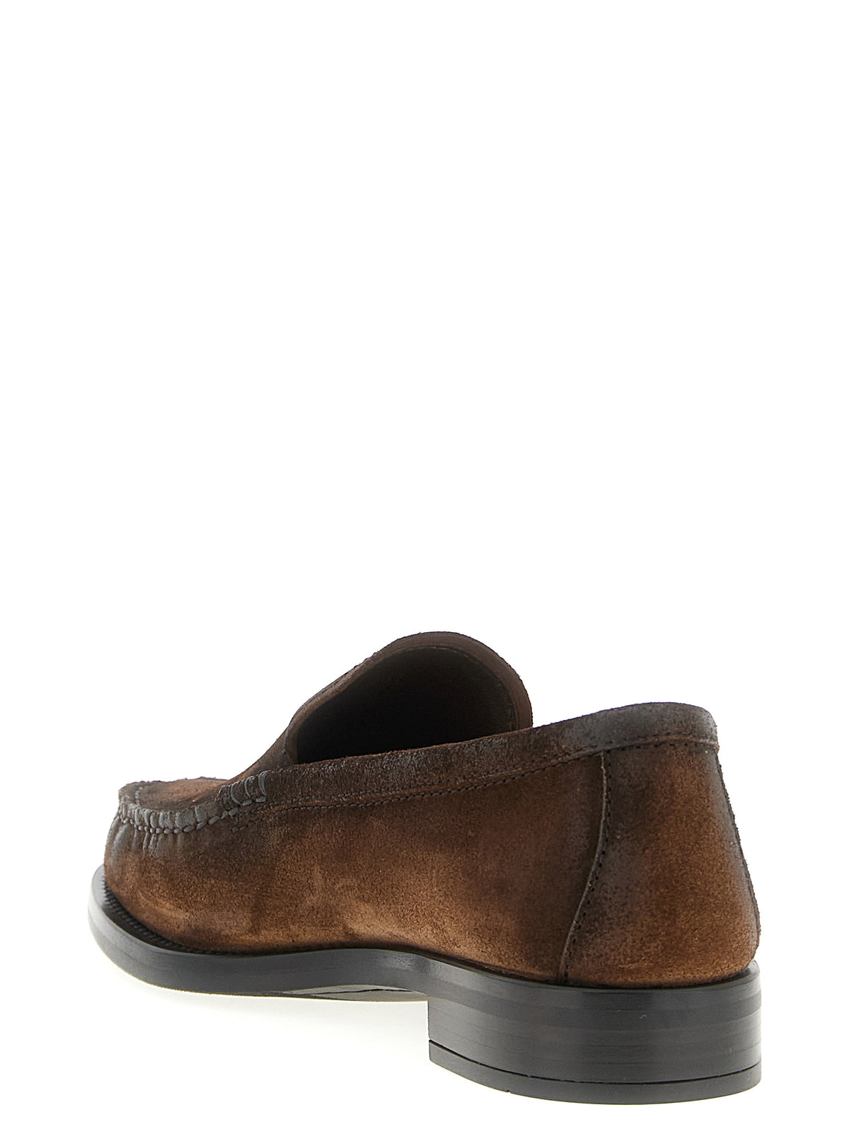Prada Braune Kalbsleder-Slipper – Ansicht 3 | Arca Lucia