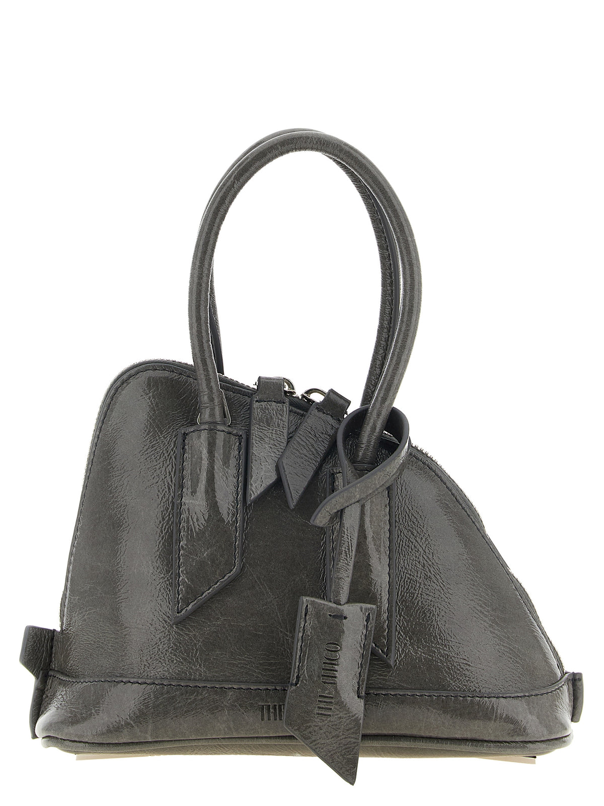 The Attico Graue Kalbsleder-Handtasche – Ansicht 1 | Arca Lucia
