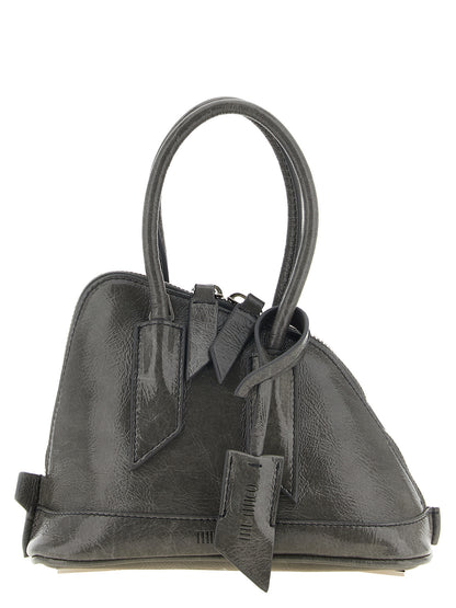 The Attico Graue Kalbsleder-Handtasche – Ansicht 1 | Arca Lucia