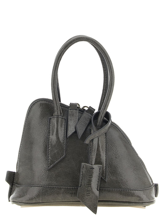The Attico Graue Kalbsleder-Handtasche – Ansicht 1 | Arca Lucia
