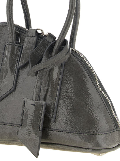 The Attico Graue Kalbsleder-Handtasche – Ansicht 3 | Arca Lucia