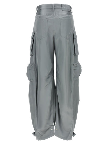 The Attico Graue Viskose Cargo-Hose – Ansicht 2 | Arca Lucia