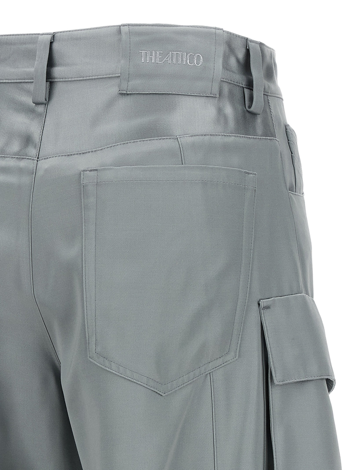The Attico Graue Viskose Cargo-Hose – Ansicht 4 | Arca Lucia