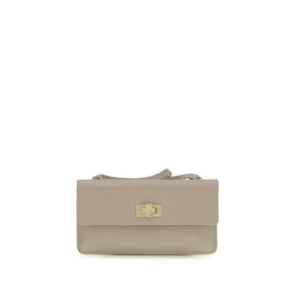 Fendi Peekaboo Chain Wallet aus beigem Kalbsleder – Produktansicht 1 | Arca Lucia
