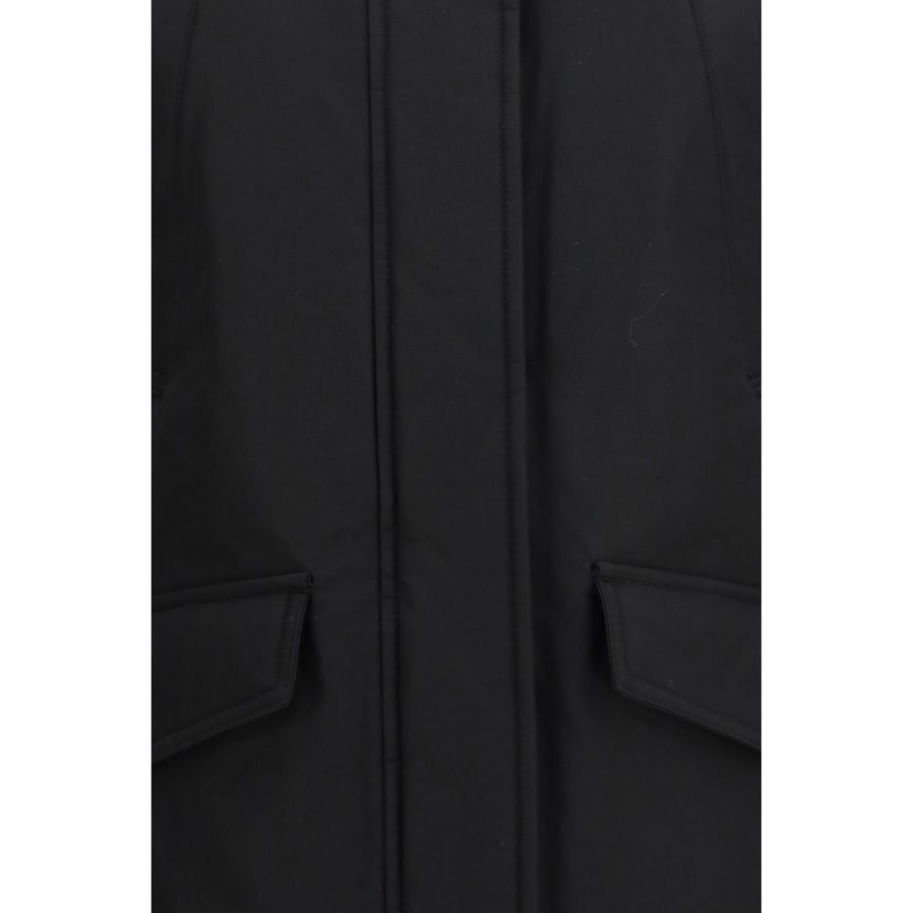Woolrich Schwarzer Parka aus Baumwolle – Produktansicht 3 | Arca Lucia