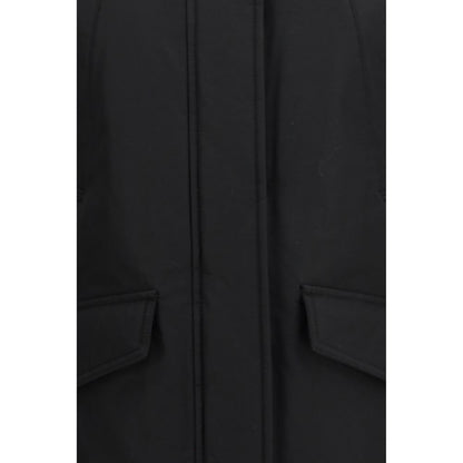 Woolrich Schwarzer Parka aus Baumwolle – Produktansicht 3 | Arca Lucia