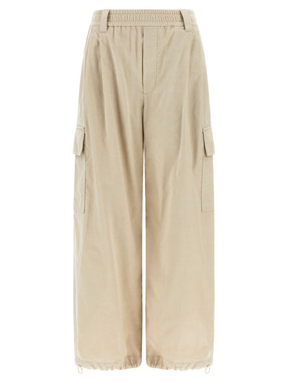 Brunello Cucinelli Beige Baumwoll-Cargo-Hose – Produktansicht 1 | Arca Lucia