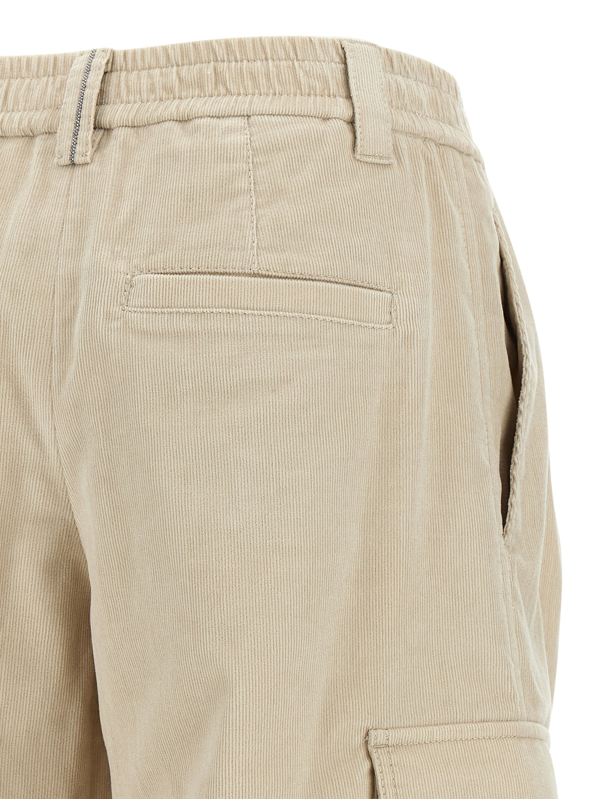 Brunello Cucinelli Beige Baumwoll-Cargo-Hose – Produktansicht 4 | Arca Lucia