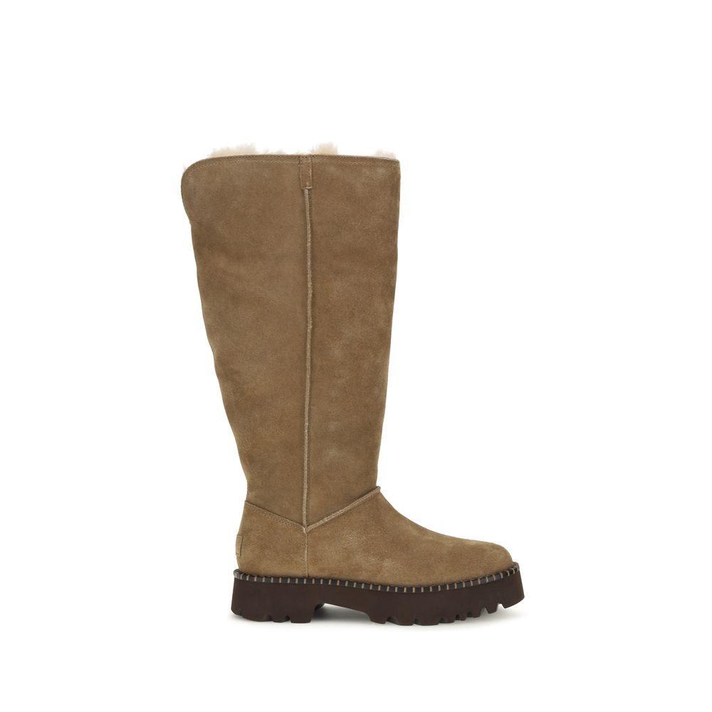 UGG Beige Wildleder-Stiefel – Produktansicht 1 | Arca Lucia