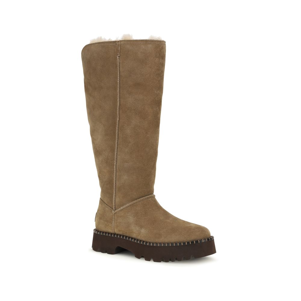 UGG Beige Wildleder-Stiefel – Produktansicht 2 | Arca Lucia