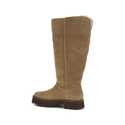 UGG Beige Wildleder-Stiefel – Produktansicht 3 | Arca Lucia