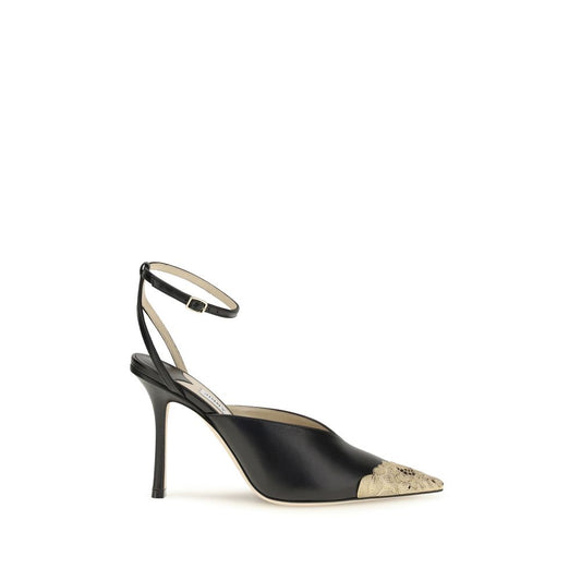 Jimmy Choo Faiz Black Calfskin 100mm Pumps