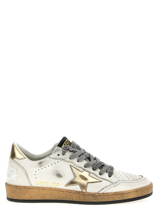 Golden Goose Sneakers aus Gold-Kalbsleder – Produktansicht 1 | Arca Lucia
