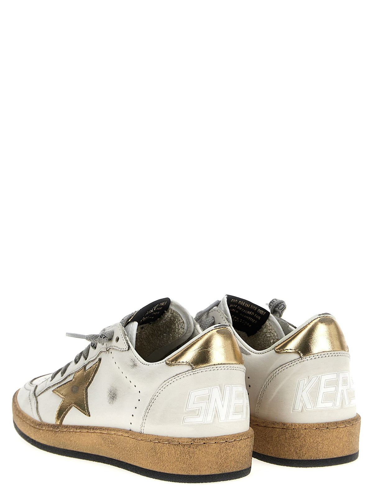 Golden Goose Sneakers aus Gold-Kalbsleder – Produktansicht 2 | Arca Lucia