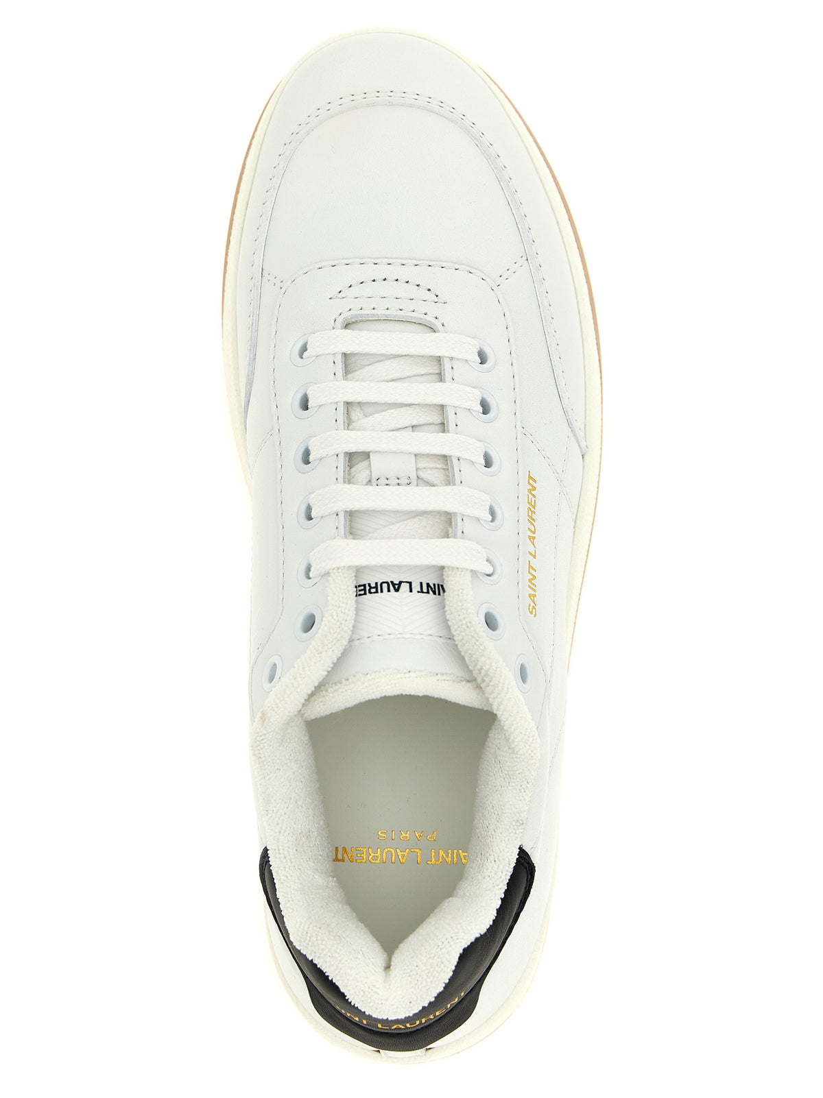 Saint Laurent Bicolor Calfskin Low Top Sneakers – Produktansicht 4 | Arca Lucia
