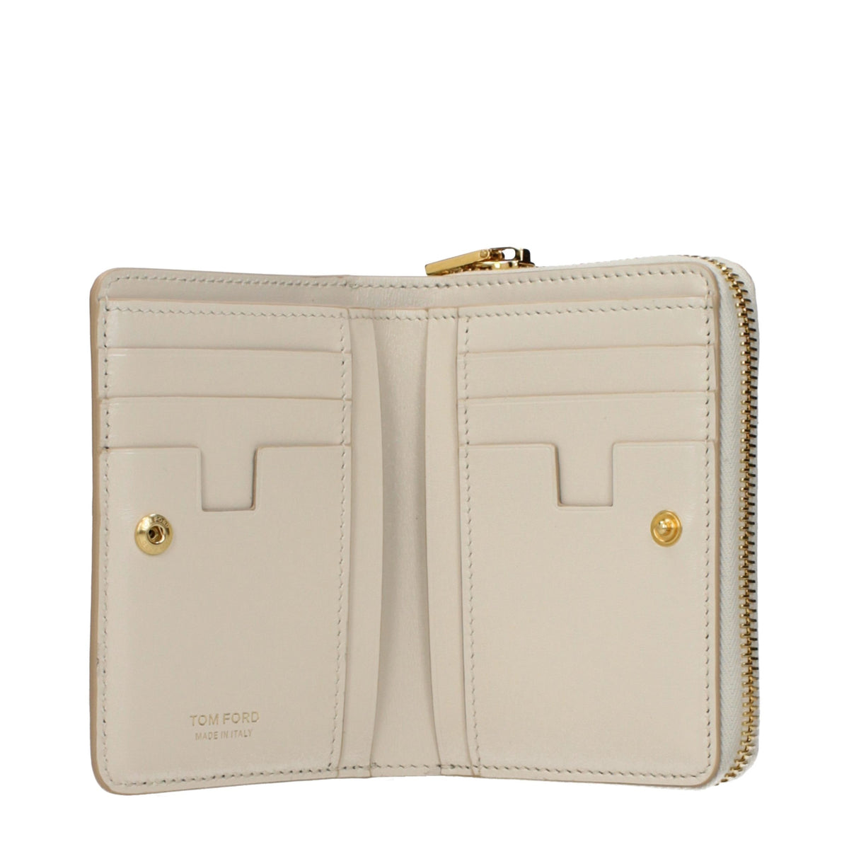 Tom Ford Beige Leder Portemonnaie – Produktansicht 2 | Arca Lucia