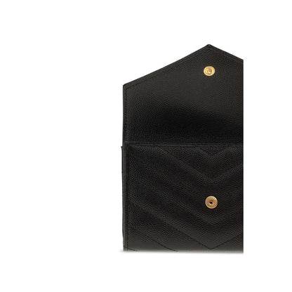Saint Laurent Schwarzes Lamm Ovis Aries Portemonnaie – Produktansicht 3 | Arca Lucia
