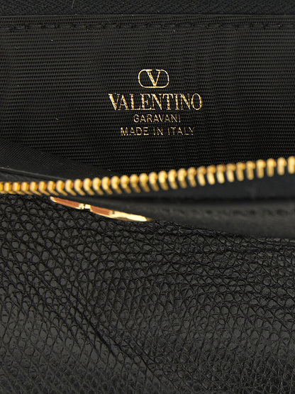 Valentino Garavani Schwarzer Kartenhalter aus Lammleder – Produktansicht 3 | Arca Lucia