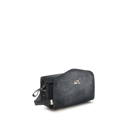 Balenciaga Schultertasche aus blauem Wildleder – Produktansicht 2 | Arca Lucia