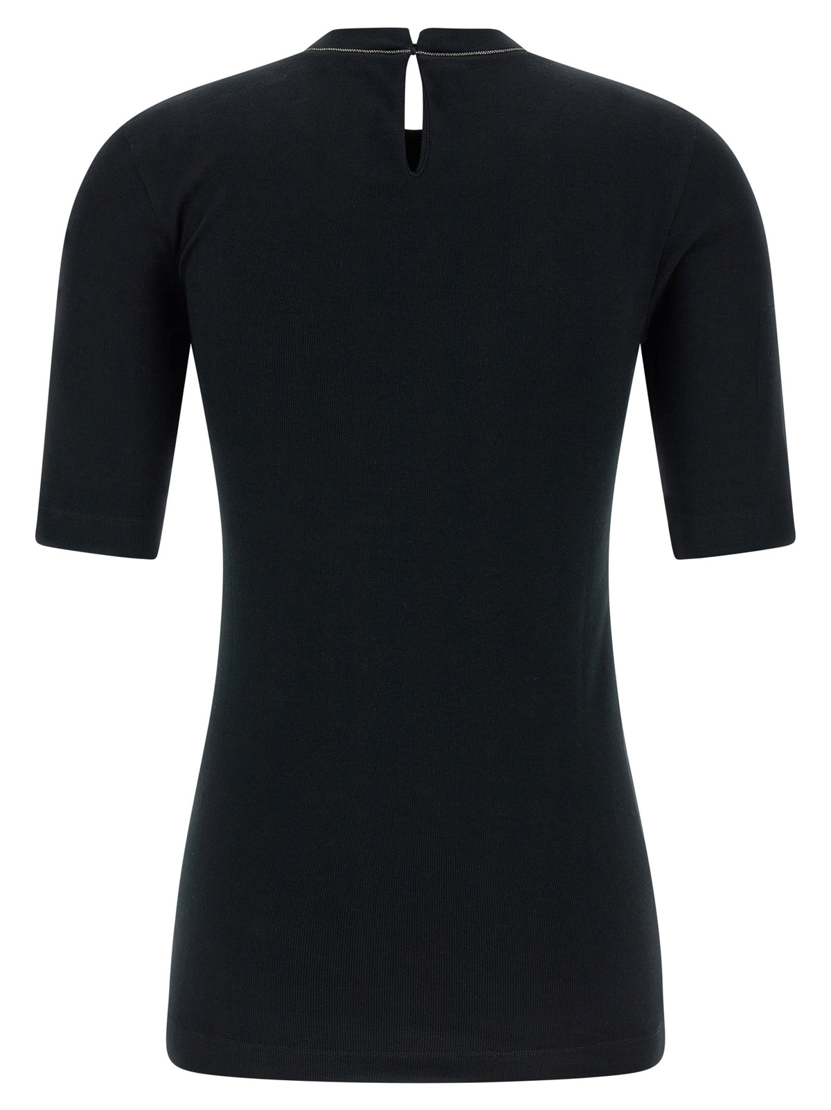 Brunello Cucinelli Schwarzer Baumwollcardigan – Produktansicht 2 | Arca Lucia