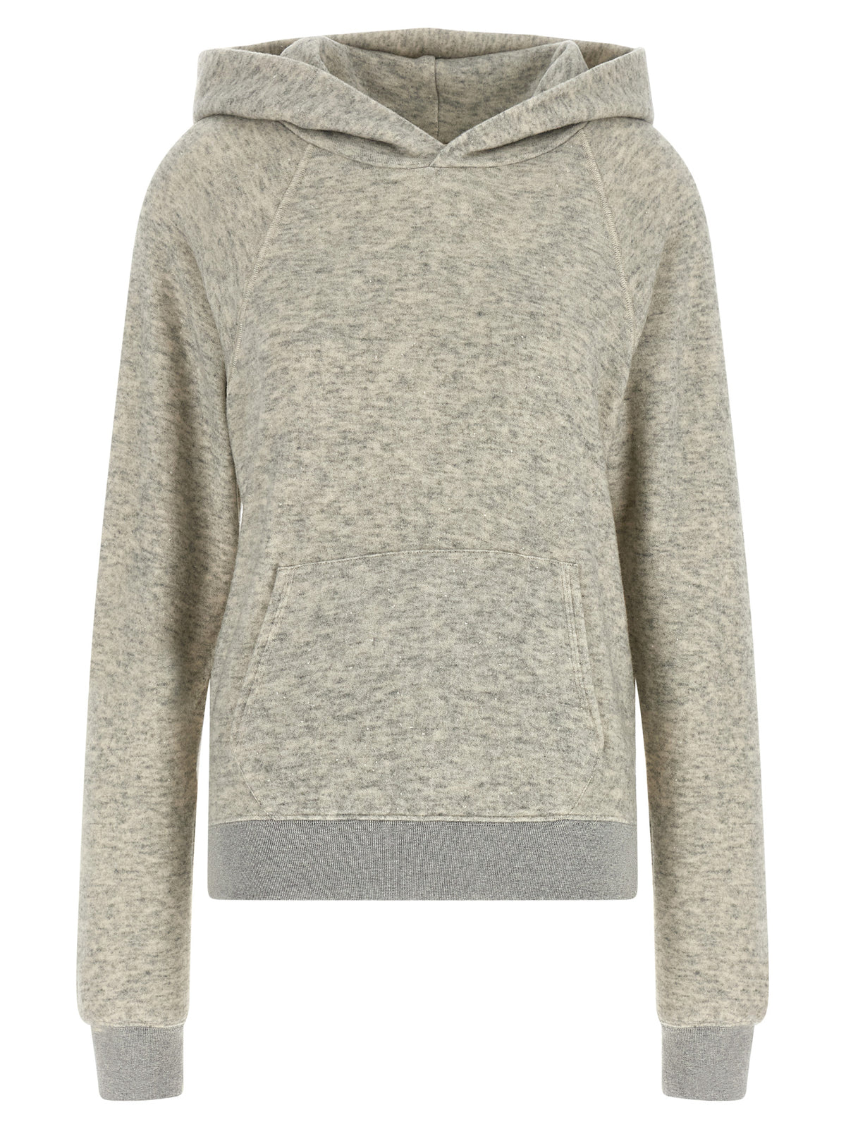 Khaite Grauer Baumwoll-Hoodie – Produktansicht 1 | Arca Lucia