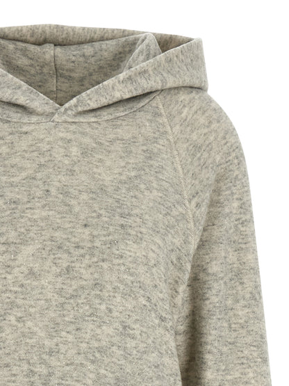 Khaite Grauer Baumwoll-Hoodie – Produktansicht 3 | Arca Lucia