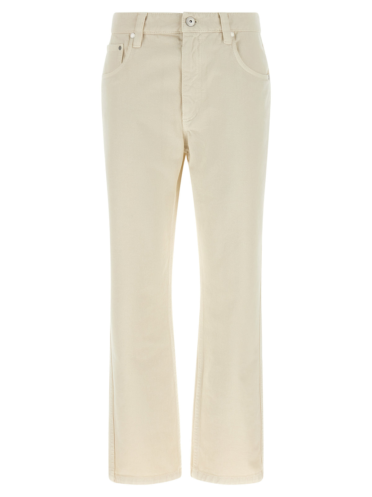 Brunello Cucinelli Beige Cotton Straight-Leg Jeans – Produktansicht 1 | Arca Lucia