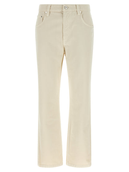 Brunello Cucinelli Beige Cotton Straight-Leg Jeans – Produktansicht 1 | Arca Lucia