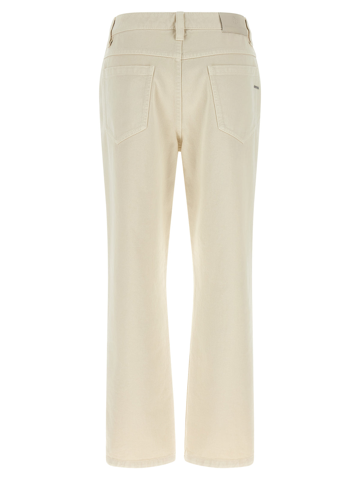 Brunello Cucinelli Beige Cotton Straight-Leg Jeans – Produktansicht 2 | Arca Lucia