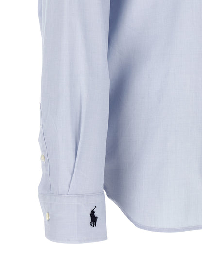 Polo Ralph Lauren Blaue Baumwollbluse – Produktansicht 4 | Arca Lucia